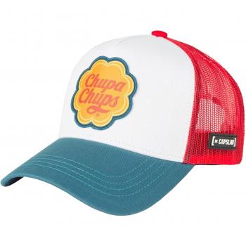 Gorra Capslab Azul Chupa Chups Cc2 Trucker Cap con diseño de Chupa Chups, tipo trucker snapback, color azul, visera plana y ajuste trasero