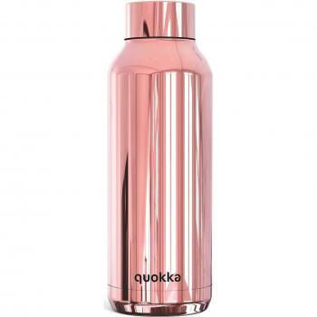 Quokka Solid Stainless Steel Thermos Water Bottle 510ml Sleek Rose Gold