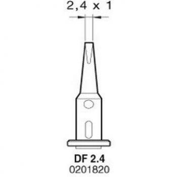 0201820 PUNTA SOLDADOR GAS JBC SG1070 DF-2.4mm