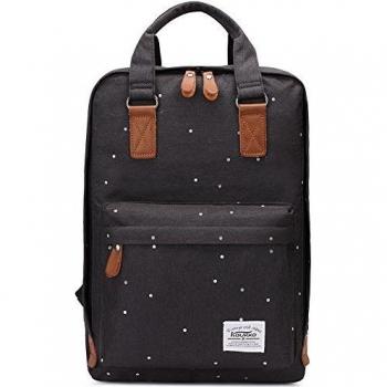 Bolsas escolares KAUKKO Mochila estilo Oxford Bolsa ligera Bolso del ordenador portátil de 14