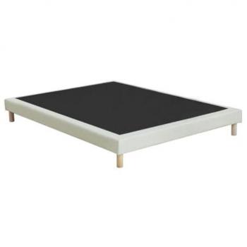 Somier Decorativo Tapizado 140 x 190 cm - Beige - KOZANI de YSMÉE