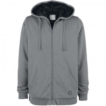 R.E.D. by EMP Is It Over Yet Sudadera Capucha con Cremallera Gris/Negro XL