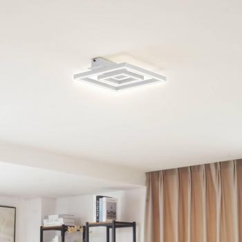 Plafón LED Lindby Madamo, blanco, 30 cm, 3000K