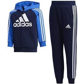 adidas LK B Ft Tracksu Conjunto Deportivo, Unisex niños, Maruni/Azul/Maruni, 128