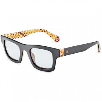 Etnia Barcelona Brutal No.14 Sun Polarized BK Anteojos de Sol para Hombre Negros con lentes polarizados y diseño moderno