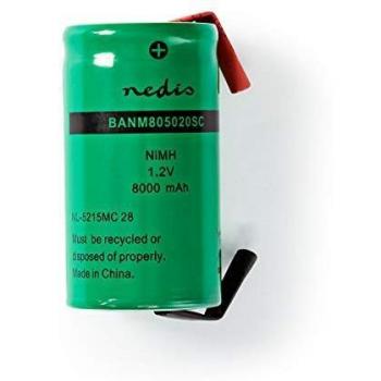 Nedis BANM5T0425 Batería de Hidruro de Níquel-Metal, 3.6 V x 600 Mah
