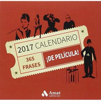Amat Editorial MT1514 - Calendario 2017 con diseño 365 frases de película