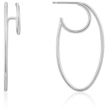 Pendientes Ania Haie Ear We Go de doble aro oval