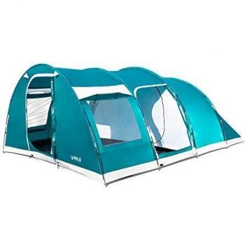 Tienda de Camping Pavillo Family Dome 6 para 6 Personas - Dimensiones 490x380x195 cm, Montaje con Varillas