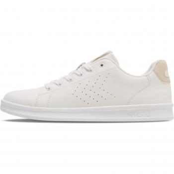 Hummel Court Line Unisex Sneakers - White / Bone White EU 41