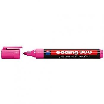 Rotulador Permanente Edding 300009 Rosa