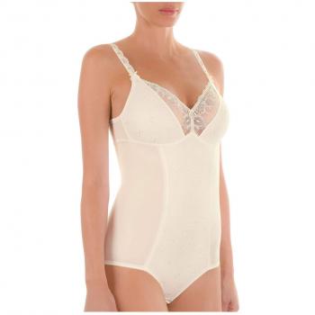 Felina 250216-048 Women's Symphony Vanilla White Non-Wired Bodysuit One Piece Body 80E