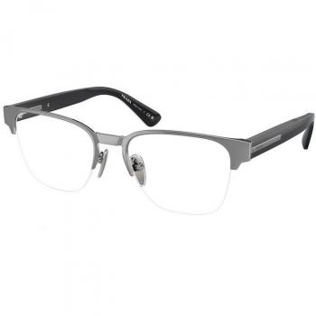 Prada PR A52V 5AV1O1 Eyewear, Color: 5AV1O1, Style: Uomo Pillow Grigio