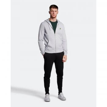 Lyle & Scott Light Grey Zip-Up Hoodie