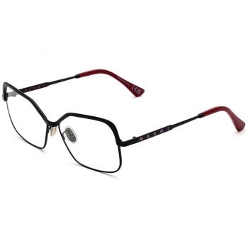 Marni Unila Valley Optical Nero DIU Men's Eyeglasses Black Size 56 - Frame Only, Blue Light Block Available