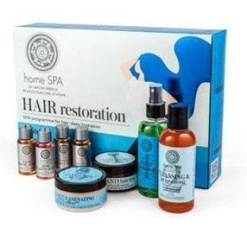 Natura Siberica Home Spa Hair Restoration Treatment 8 Pieces