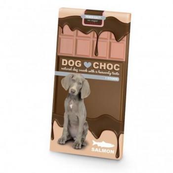 Delicioso Bocadillo EBI DOG CHOC SALMON 100 GR con Omega-3 y Vitaminas para Perros