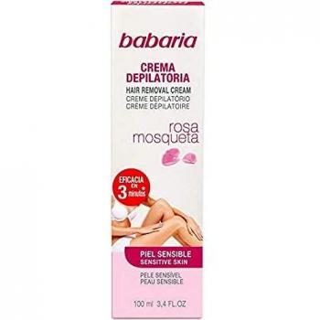 BABARIA Crema Depilatoria Rosa Mosqueta - 100 ml