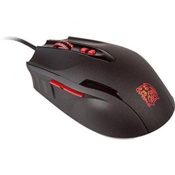 Thermaltake TT Esports Black FP - Ratón láser, Negro