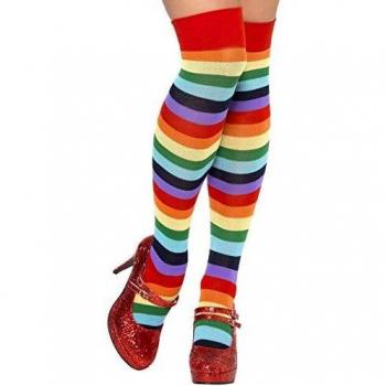 Smiffys Calcetines de payaso, largos multicolor