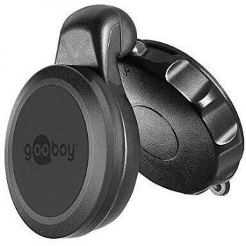 goobay 45389 - Soporte magnético para teléfonos con un Montaje fácil y Seguro en el vehículo