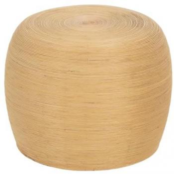 Mesa auxiliar Beige Bambú 49,5 x 49,5 x 37,5 cm