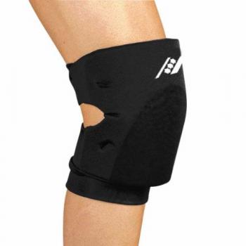 Rucanor Match Pro - Protección de rodilla, tamaño M, color negro