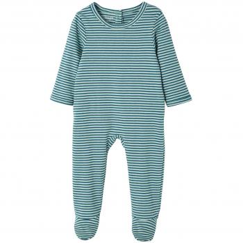 VERTBAUDET Lote de 2 peleles de algodón, con automáticos detrás Verde oscuro bicolor/multicolo 1M-54CM
