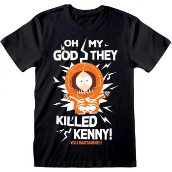 Camiseta de South Park - They Killed Kenny - Talla S - Color Negro - Para Hombre