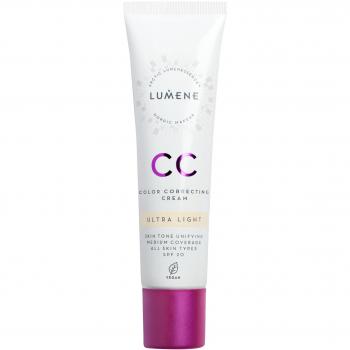 Lumene Color Correcting CC Cream for Even Skin Tone SPF 20 Shade 00 Ultra Light 30 ml