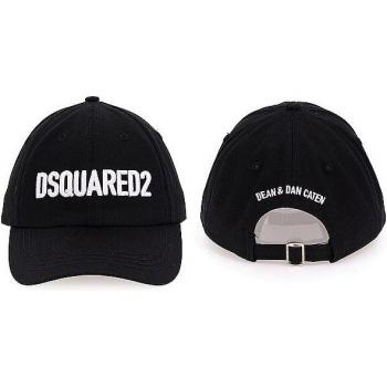 Dsquared2 Black Cotton Logo Hat, Male, Size: ONE SIZE