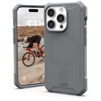 Funda de Protección UAG Essential Armor MagSafe para iPhone 15 Pro - Plata (15.5 cm / 6.1 pulgadas)