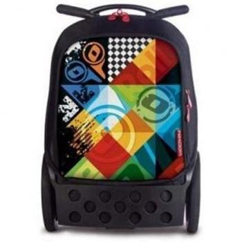 Nikidom Logomania - Bolsa Multicolor para Uso Escolar y Diario