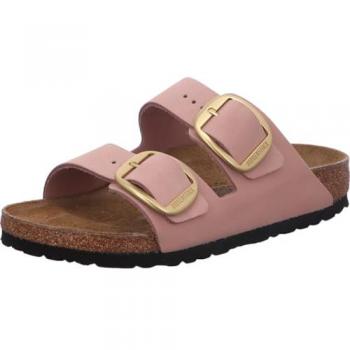 Sandalias de mujer Birkenstock Arizona Big Buckle en nubuck rosa
