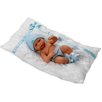 Munecas Guca 541 Azul muñeca en Color Blanco para recién Nacidos, 36 cm