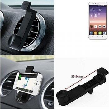 Titular Smartphone para el coche para Huawei Y625. Parrilla del coche montaje del sostenedor del coche para el teléfono inteligente. De aplicación universal. Negro. Fácil de instalar, sujeción segura. Utilizar el teléfono como un dispositivo de naveg