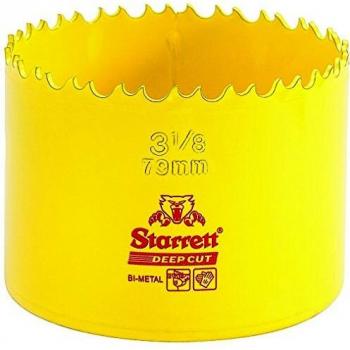 Starrett DCH079 Corona perforadora, Amarillo, 79 mm