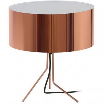 Lámpara de sobremesa EXO LIGHTING DIAGONAL 855C-G05X1A-37-SM Cobre D350, altura 38cm, metal cobre, diseño diagonal Small E27, material cobre sintético