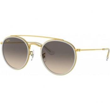 Ray-Ban RB3647N 923632 51 Unisex Round Gold Sunglasses
