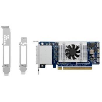 QNAP Adaptador de hostbus, 4 Puertos Mini HD PCIE 3.0X16 F TL SAS JBOD Serie