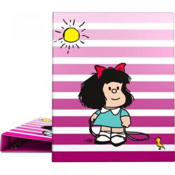 CARPETA GRAFOPLAS A4 FORRADA 4 ANILLAS 25 MM MAFALDA 24 BIRDIE