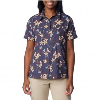 Camisa de mujer Columbia Silver Ridge Utility™ LS Azul (M)