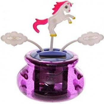 Kasdesign- Licorne Solaire Juguetes y Figuras solares, Multicolor