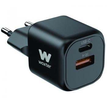 Cargador Compacto Woxter PE26-173, 1xUSB Tipo-C, 1xUSB, 20W