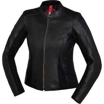 Chaqueta de Moto para Mujer iXS Tour Aberdeen Negra - Características: diseño ergonómico, material resistente al desgaste, forro térmico extraíble, protección en codos y hombros, ajuste en cintura, múltiples bolsillos