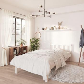 Cama individual de madera maciza de pino 90x190 cm