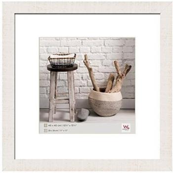 Marco de Fotos Walther Home 40x40 cm Blanco madera