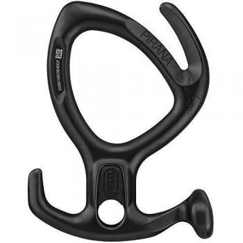 PETZL PIRANA Abseilgerät, Unisex Adulto, Negro, 110 g