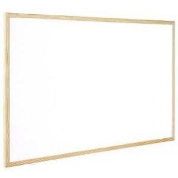 Pizarra Blanca Q-Connect Melamina Marco de Madera 90x60 cm KF03571