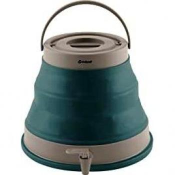 Contenedor de Agua Plegable Outwell 12L con Grifo, Azul y Gris